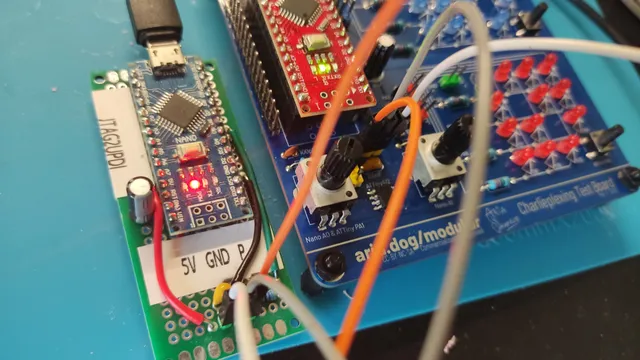 A janky DIY microcontroller programmer