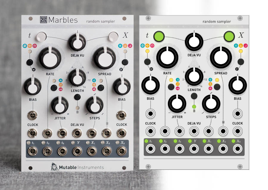 Mutable Instruments' Marbles compared to VCV’s version of it